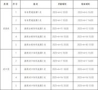 重慶市2023年高職分類考試招生志愿填報(bào)時(shí)間和填報(bào)對(duì)象